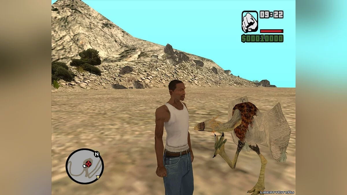 Птах з Risen + анімації / GTA San Andreas