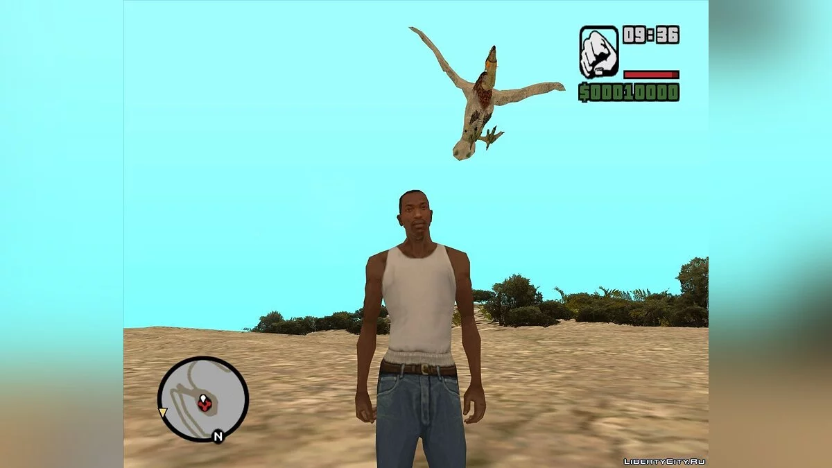 Птах з Risen + анімації / GTA San Andreas