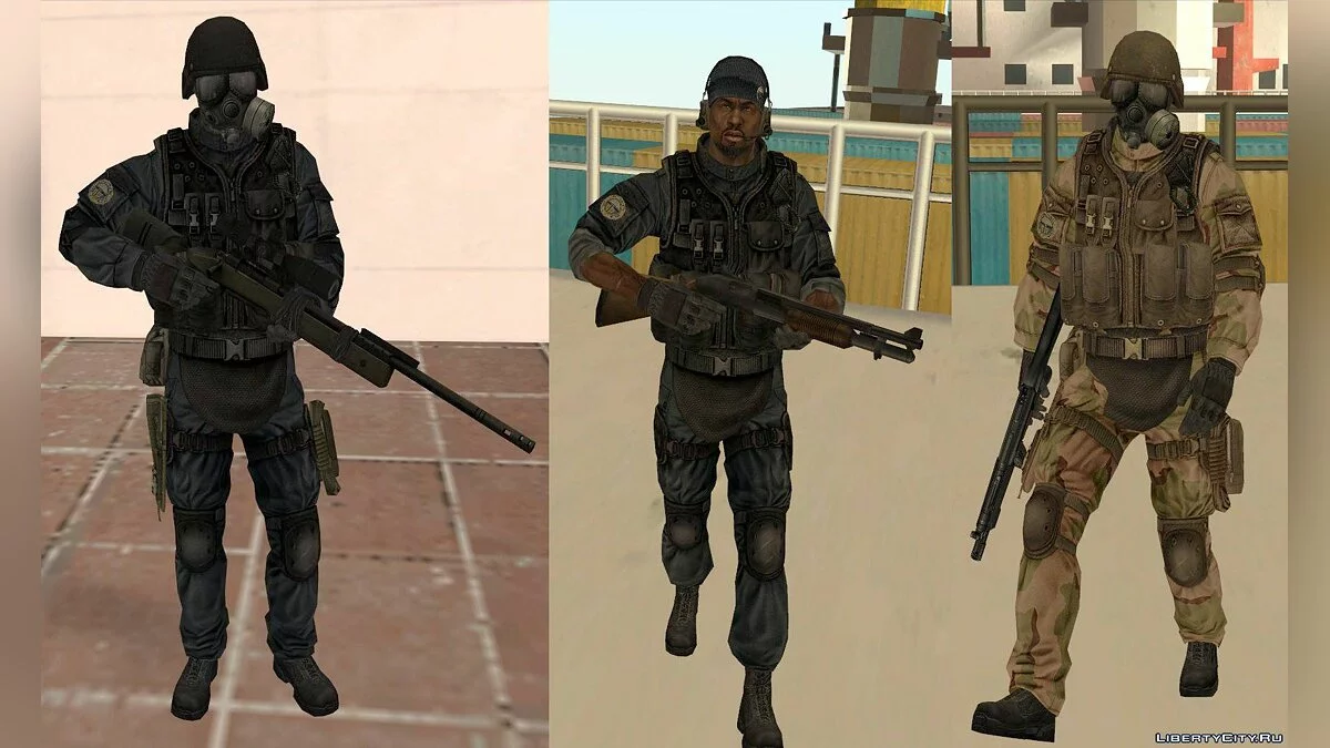 GIGN, конверт из Tornado Force / GTA San Andreas