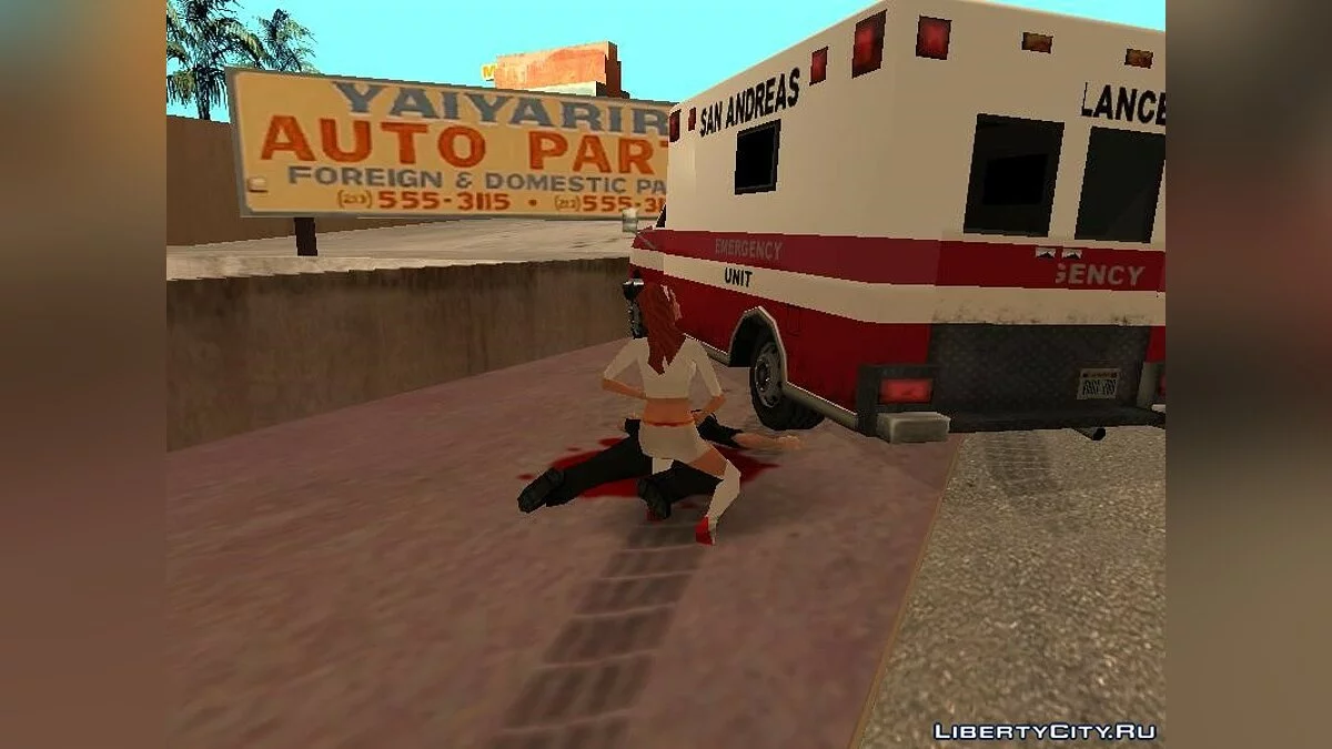 Кенди Сакс врач / GTA San Andreas