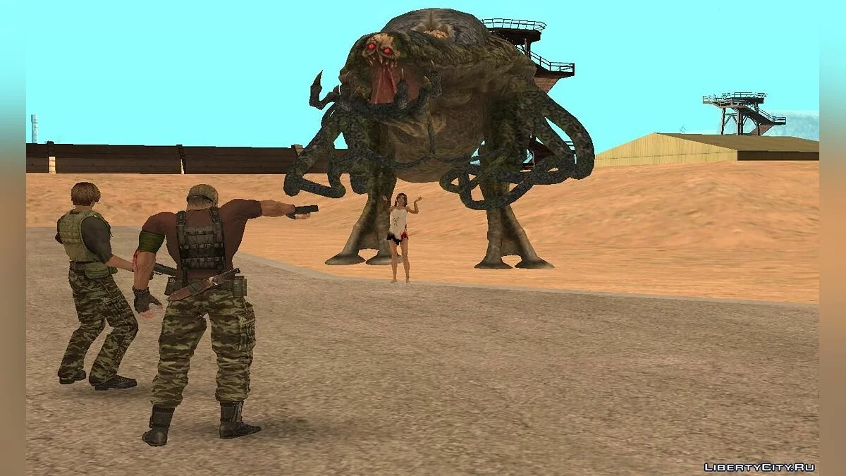 Hilda Hidalgo from Resident Evil The Darkside Chronicles / GTA San Andreas