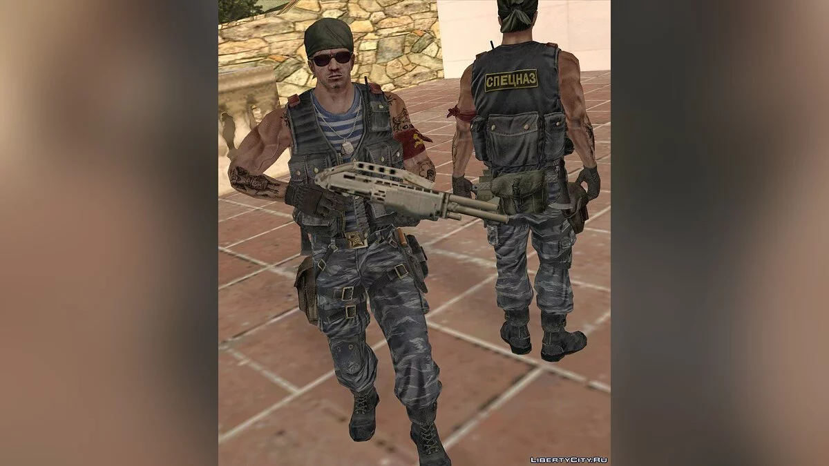 Спецназовец, конверт из Tornado Force / GTA San Andreas