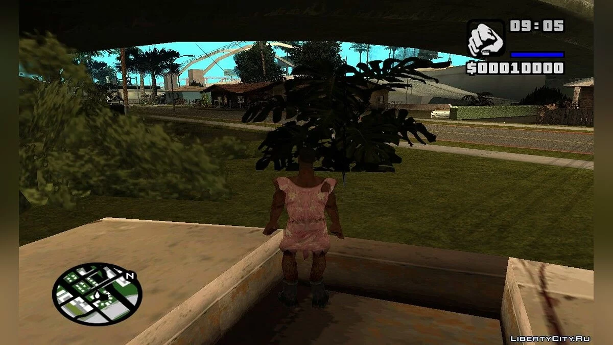 Тенпенни с длинной шеей в юбке / GTA San Andreas