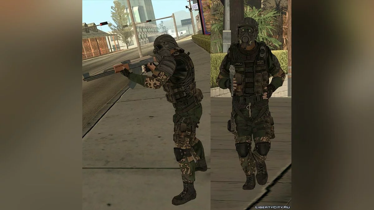 Боець управління "В", конверт з SC: Conviction / GTA San Andreas