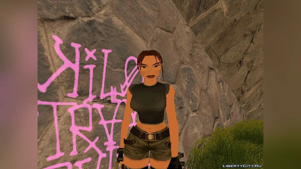 Скін Лари Крофт з The Angel of Darkness / GTA San Andreas