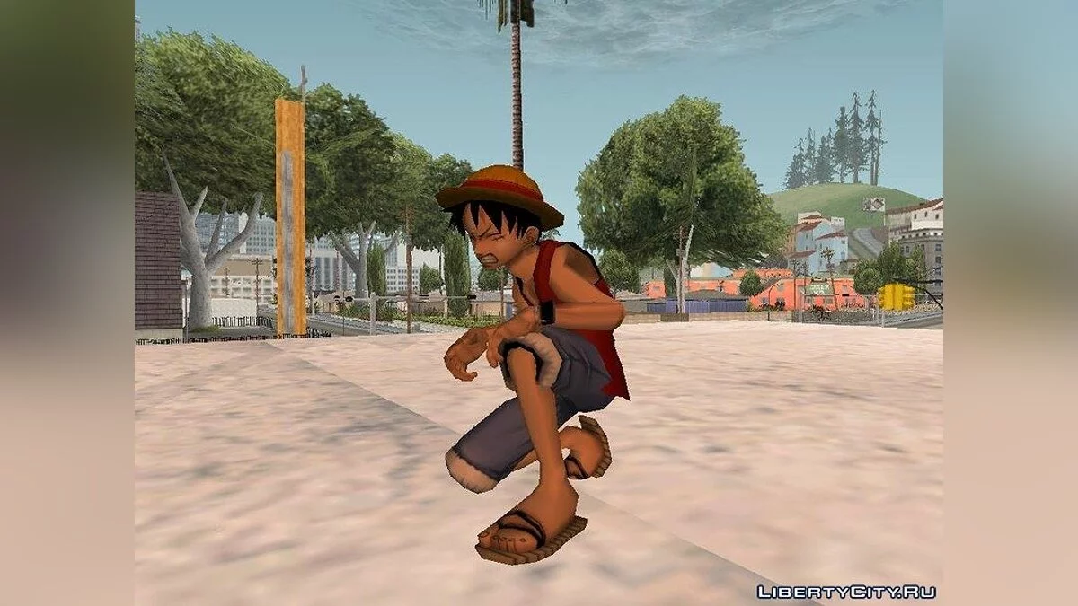 Monkey D Luffy / GTA San Andreas
