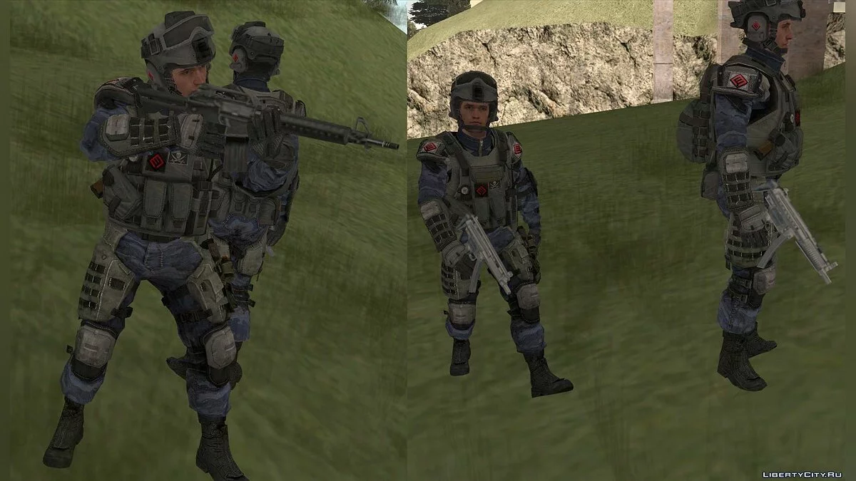 Blackwood Assault Trooper from Warface / GTA San Andreas
