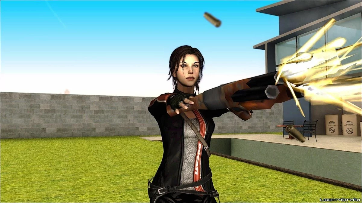 Tomb Raider 2013 Lara Biker / GTA San Andreas