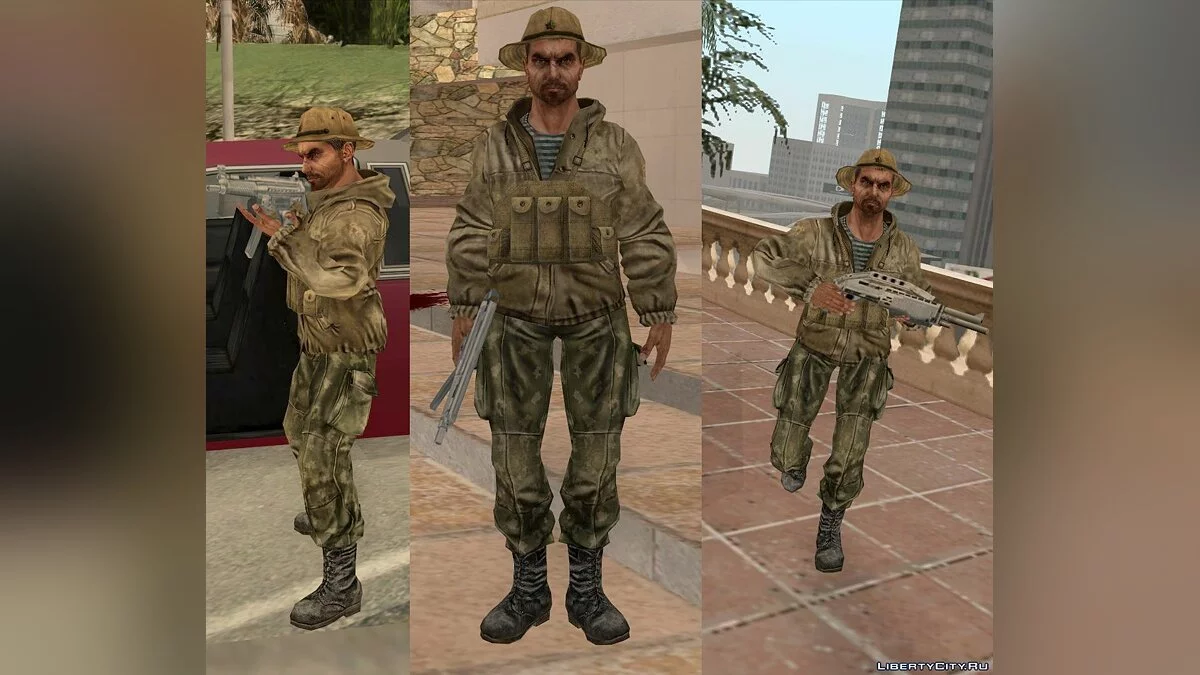 Боець ВДВ СРСР (конверт з 9ї Роти) / GTA San Andreas