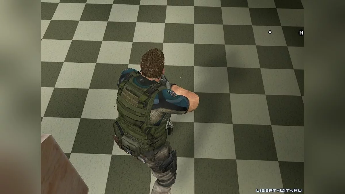 《生化危机6》的克里斯·雷德菲尔德 / GTA San Andreas