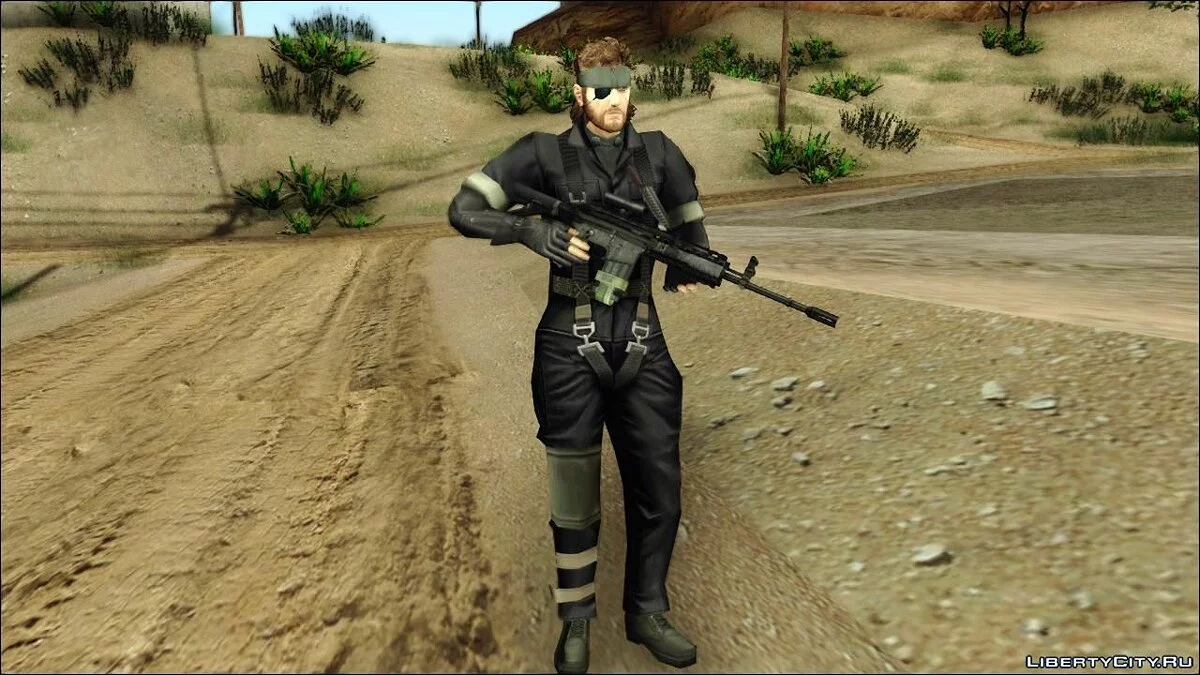 Metal Gear Solid 3 BIG BOSS Camo Pack / GTA San Andreas