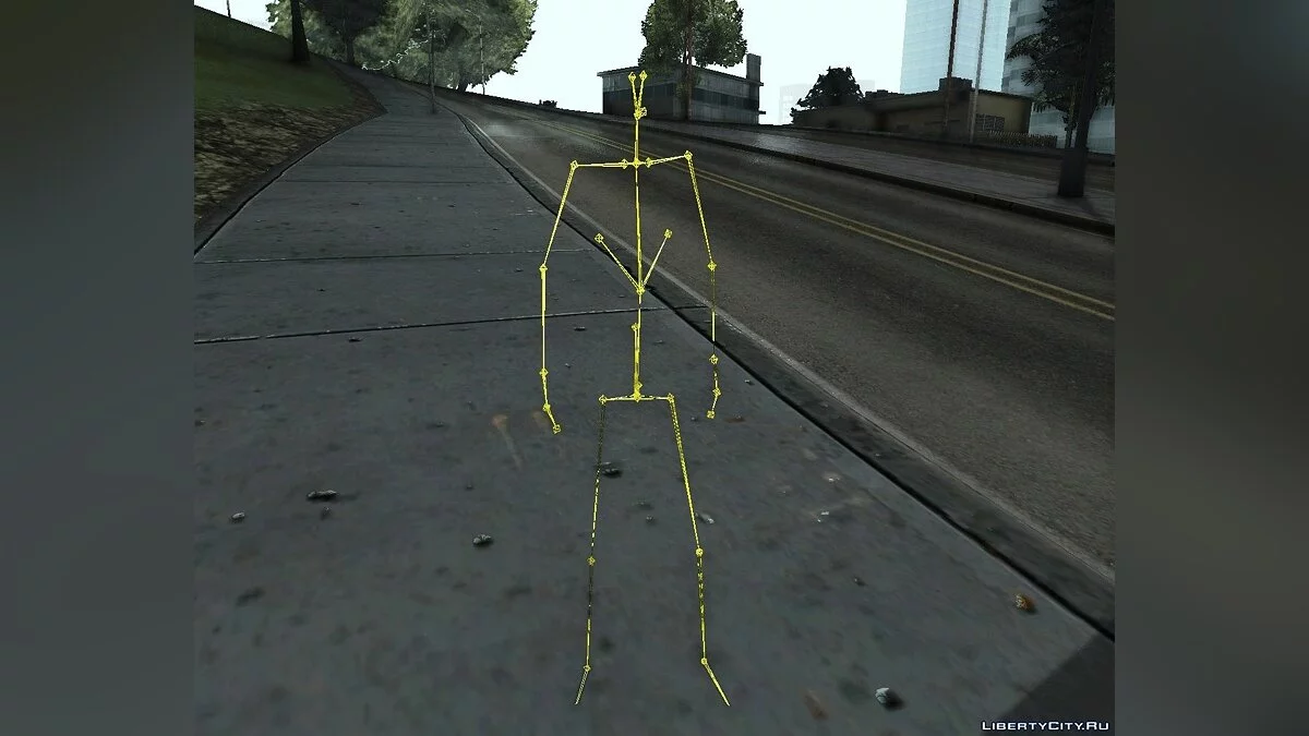 Sankovsky Skeleton for Sanka / GTA San Andreas