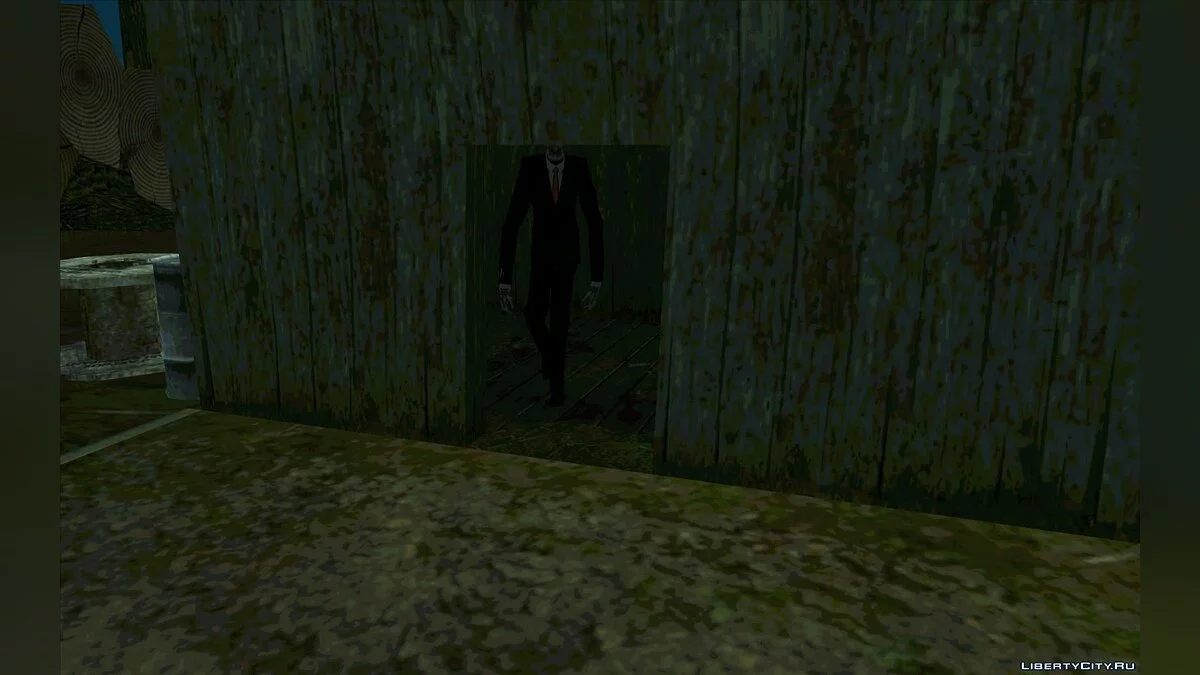 Slender from Slender Man The Arrival / GTA San Andreas