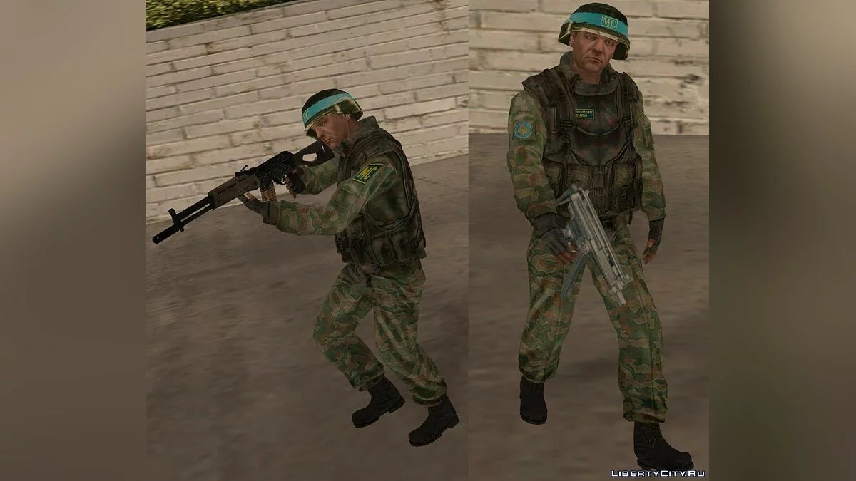 Боец МС РФ (конверт из Миротворец)	  / GTA San Andreas