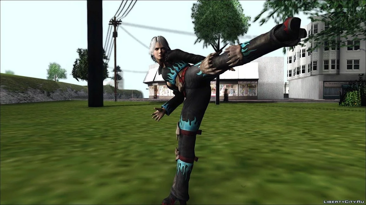 Dead Or Alive 5 Doa5 Christie Leather Costume / GTA San Andreas