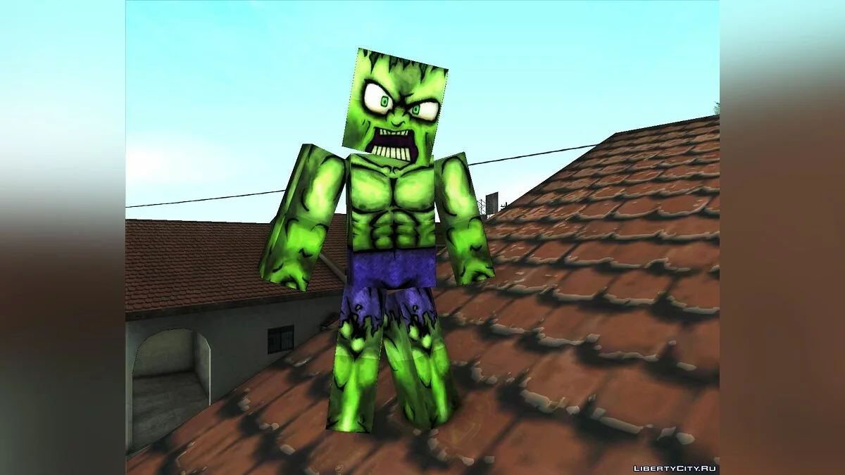 Paquete de grandes skins de Minecraft / GTA San Andreas