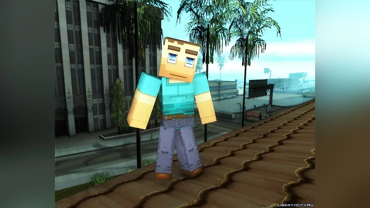 Paquete de grandes skins de Minecraft / GTA San Andreas