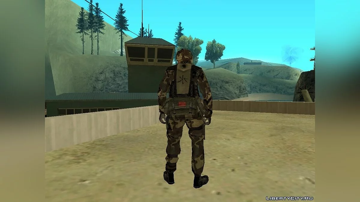 Штурмовик команды НОАК из Battlefileld 2 / GTA San Andreas
