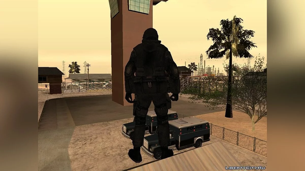 Штурмовик команды S.A.S из Battlefield 2: Special Forces / GTA San Andreas