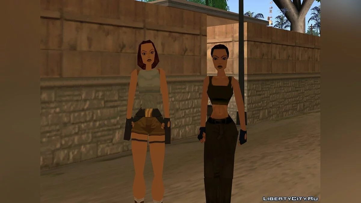 Пак скинів Лари Крофт Класичний / GTA San Andreas