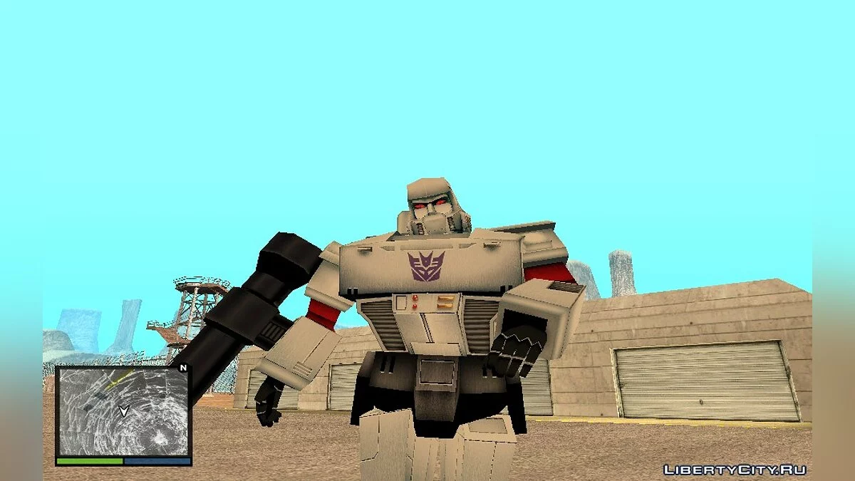 Megatron de la serie animada Transformers: G1 / GTA San Andreas