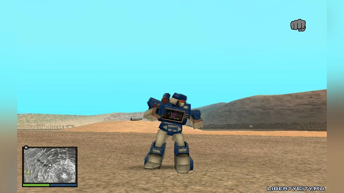 Soundwave (Barchan) aus der Zeichentrickserie Transformers: Generation 1 / GTA San Andreas