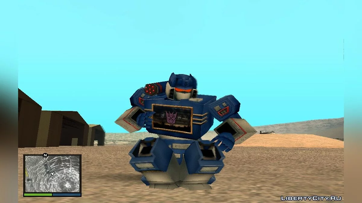 Soundwave (Barchan) aus der Zeichentrickserie Transformers: Generation 1 / GTA San Andreas