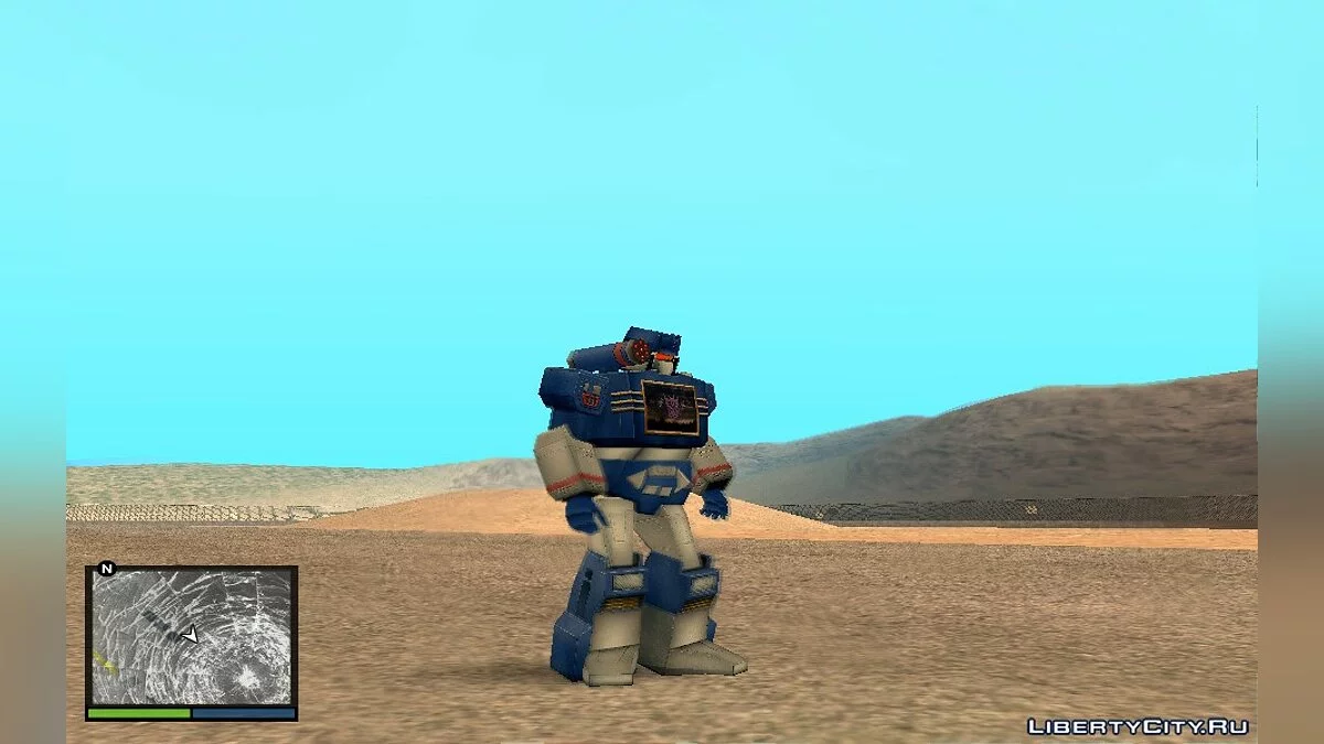 Soundwave (Barchan) aus der Zeichentrickserie Transformers: Generation 1 / GTA San Andreas