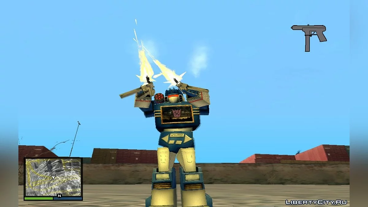 Soundwave (Barchan) aus der Zeichentrickserie Transformers: Generation 1 / GTA San Andreas