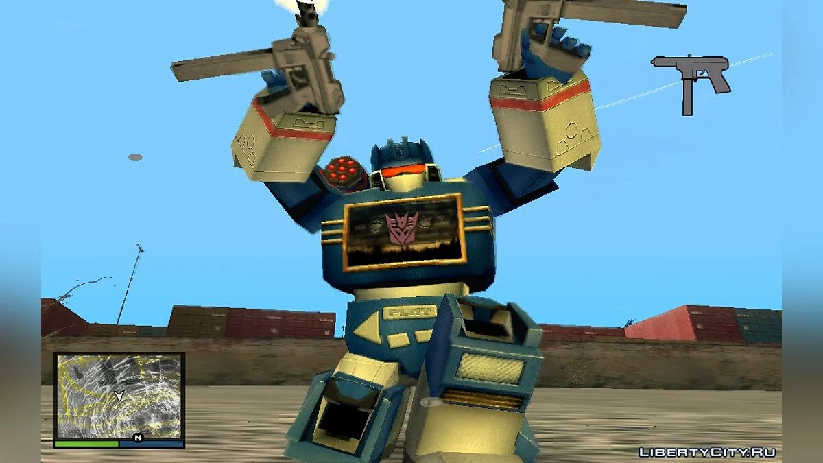 Soundwave (Barchan) aus der Zeichentrickserie Transformers: Generation 1 / GTA San Andreas