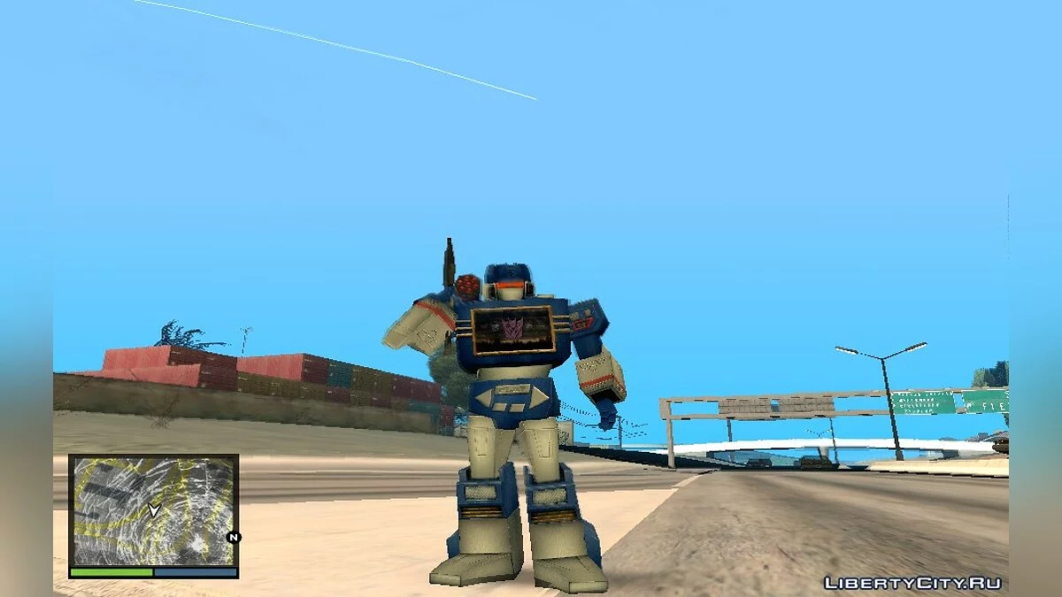 Soundwave (Barchan) aus der Zeichentrickserie Transformers: Generation 1 / GTA San Andreas