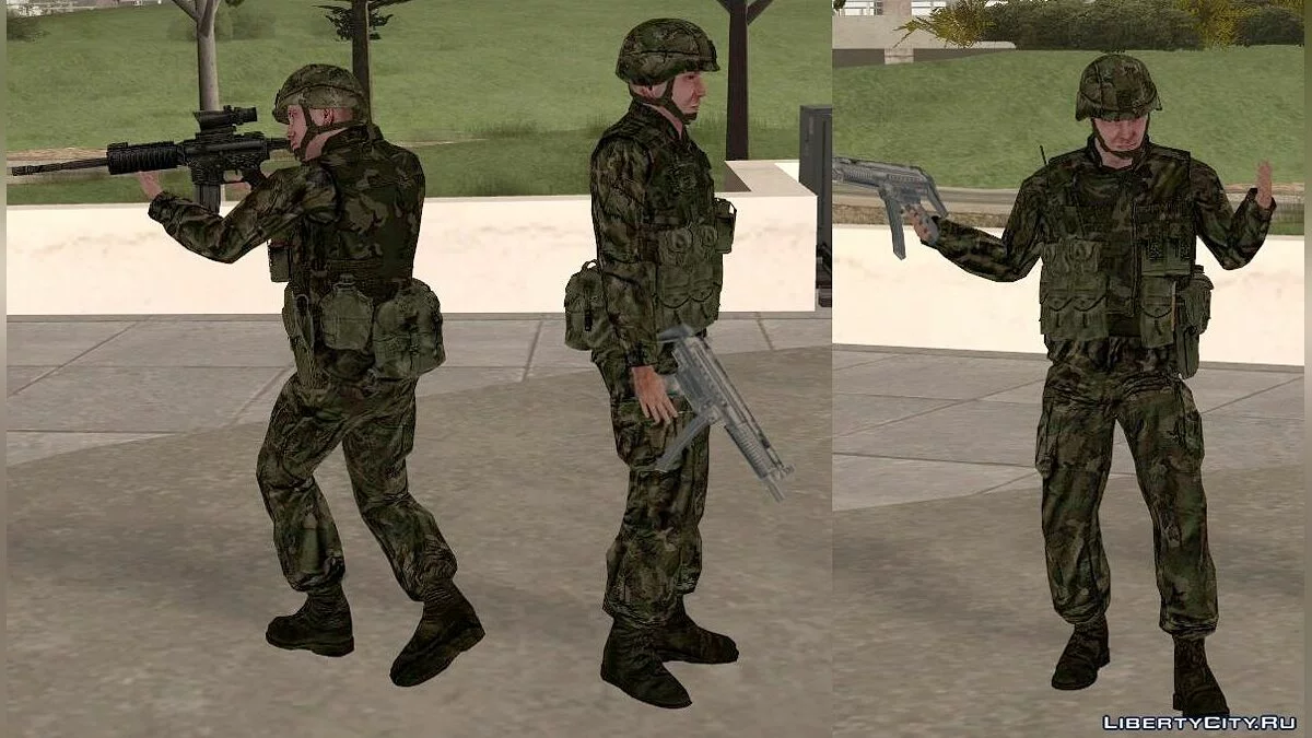 Солдат США 80-90 (конверт з ARMA) / GTA San Andreas