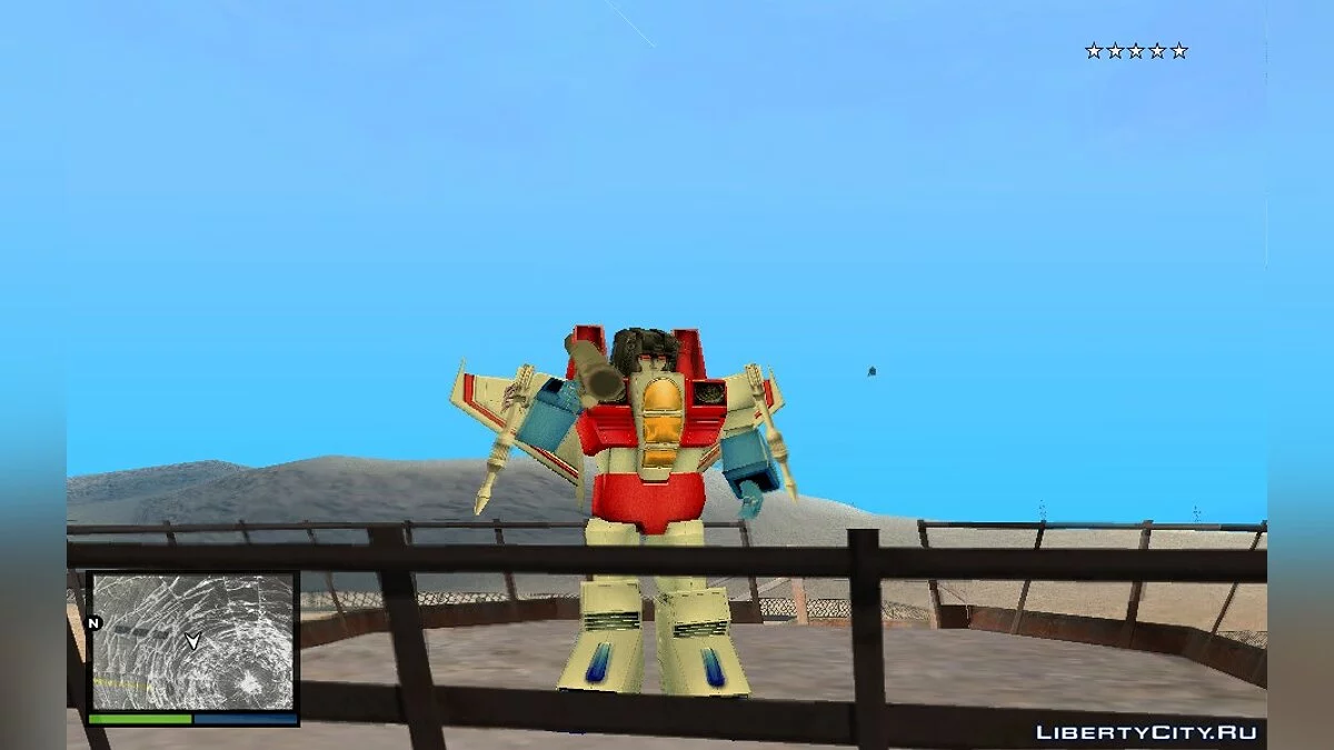 Starscream (Scandalist) from the Transformers: G1 animated series / GTA San Andreas