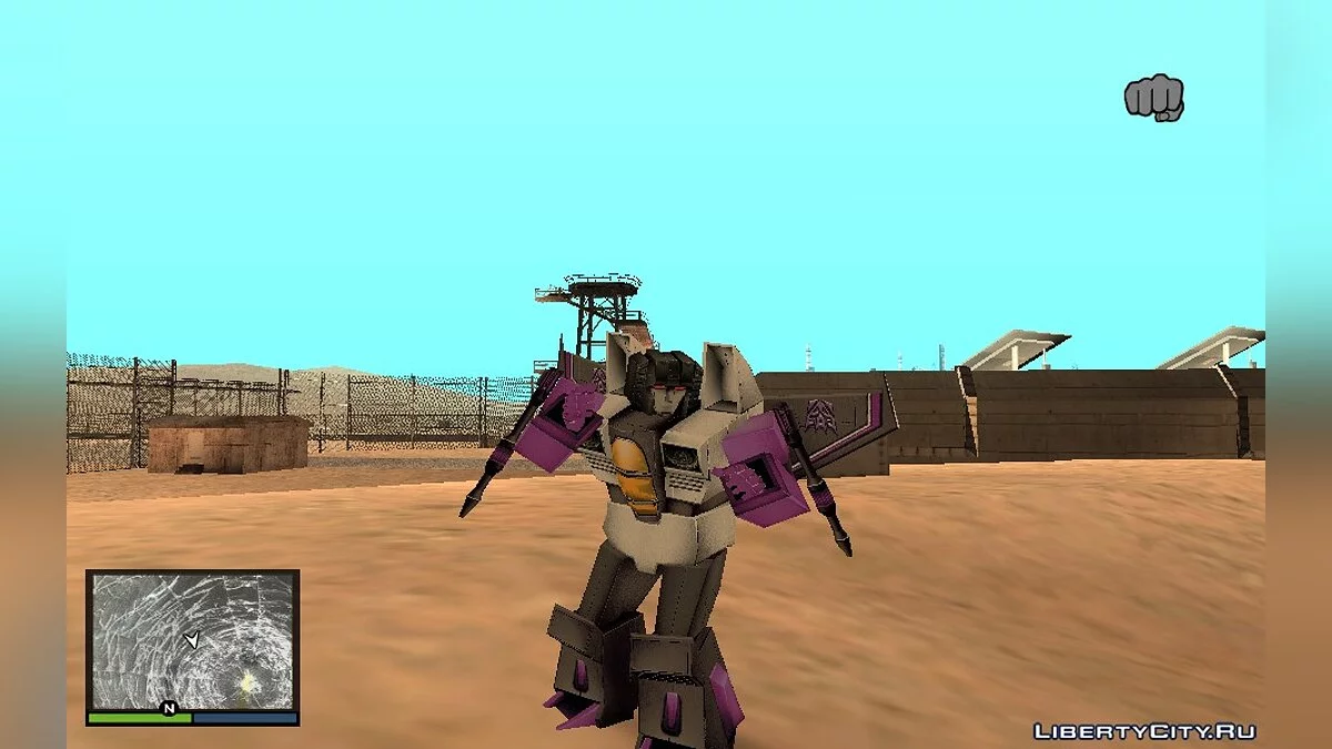 Starscream (Scandalist) from the Transformers: G1 animated series / GTA San Andreas