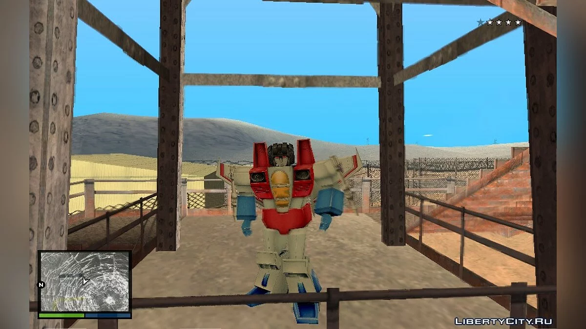 Starscream (Scandalist) from the Transformers: G1 animated series / GTA San Andreas