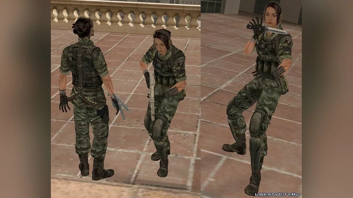 Jennifer Mew (conversion from Mercenaries 2) / GTA San Andreas
