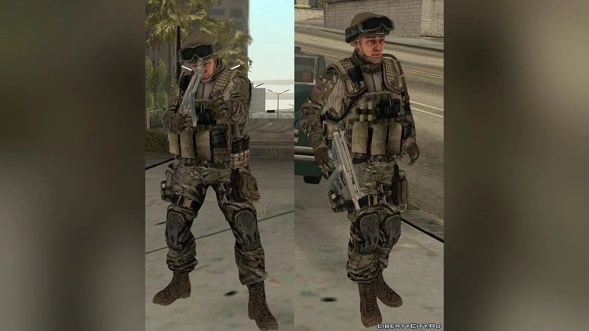 Солдат США (конверт з America's Army 4) / GTA San Andreas
