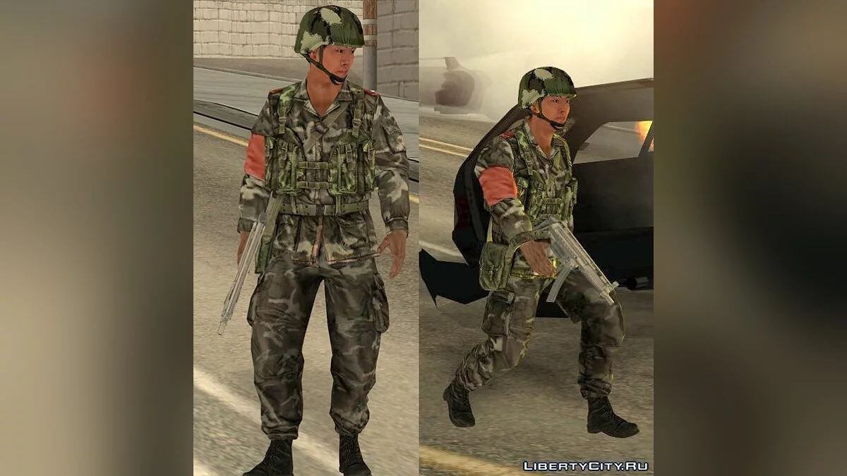Боец НВМК (конверт из K&L2) / GTA San Andreas