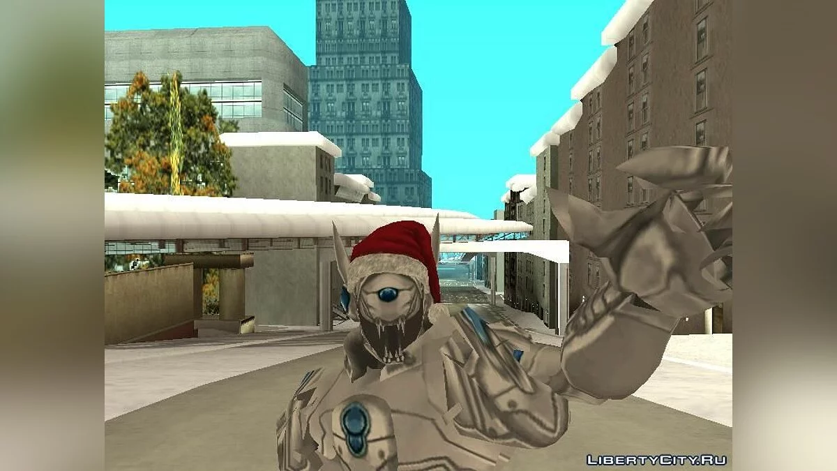 Альтрон у новорічній шапці / GTA San Andreas