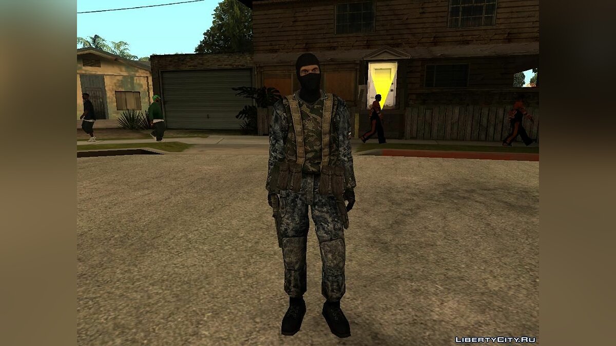 Download Russian Special Forces soldiers from Battlefield 2: Special Forces  for GTA San Andreas