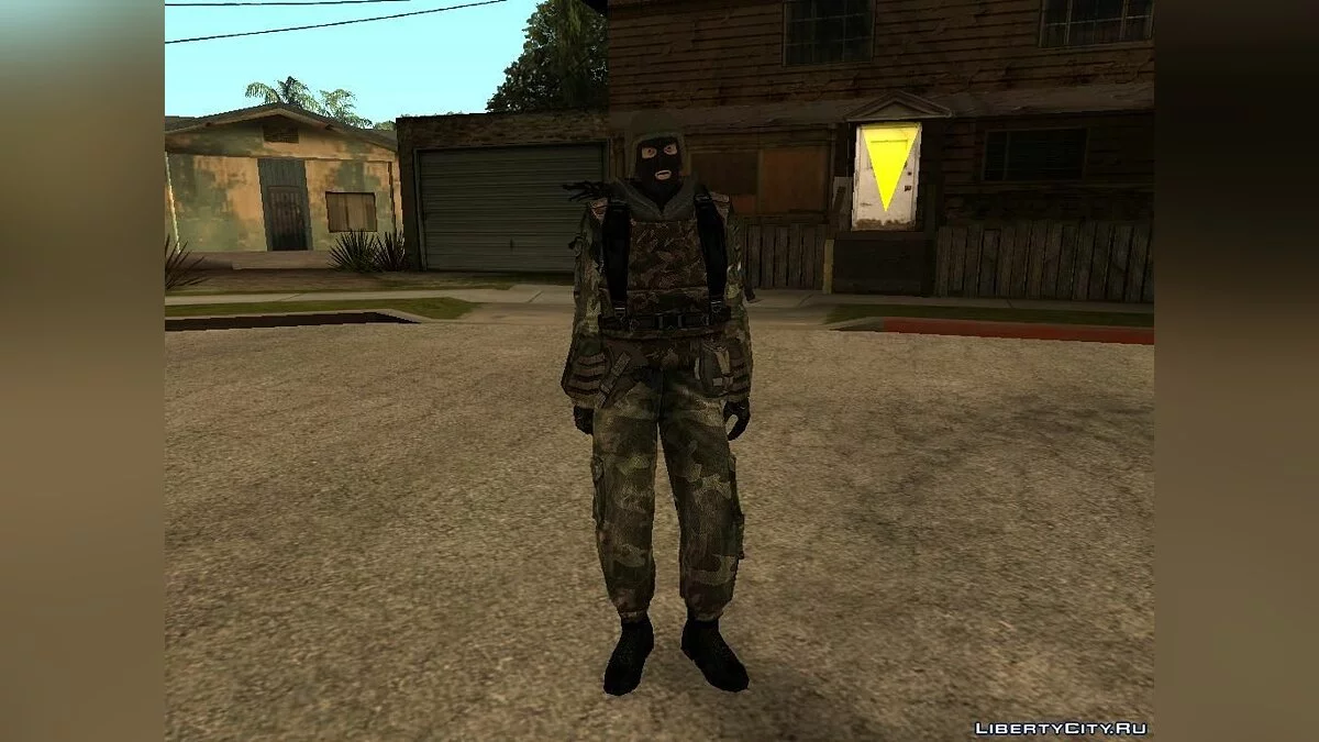 Russian Special Forces Fighters from Battlefield 2: Special Forces / GTA San Andreas