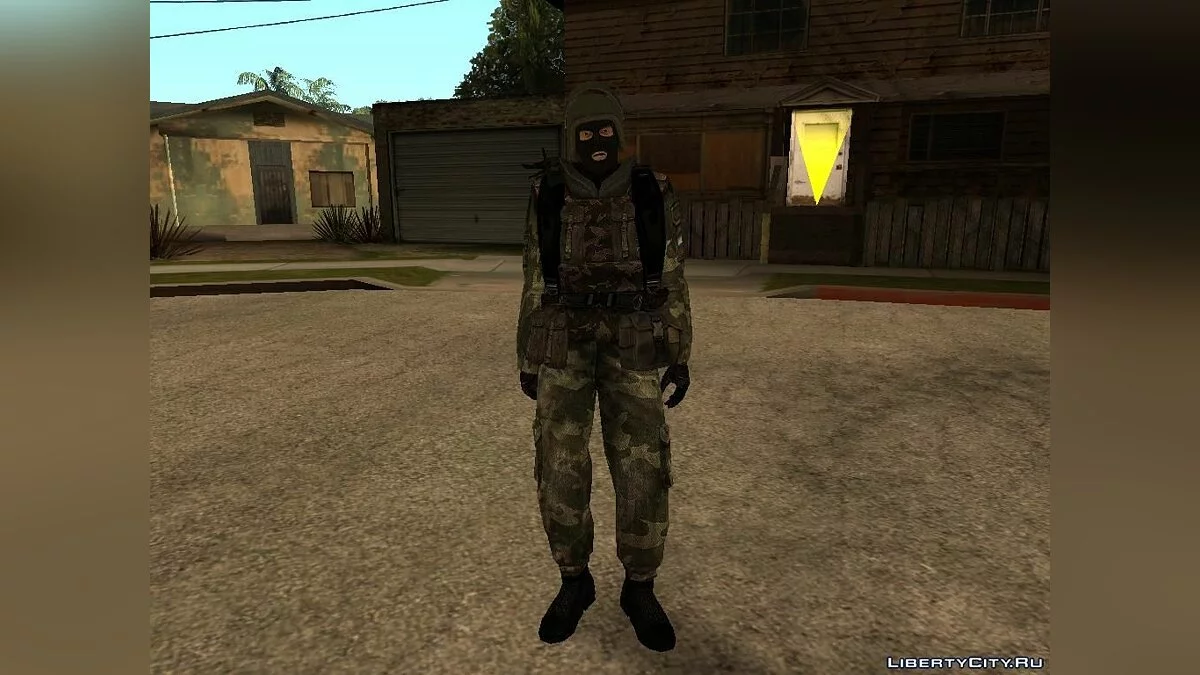 Russian Special Forces Fighters from Battlefield 2: Special Forces / GTA San Andreas