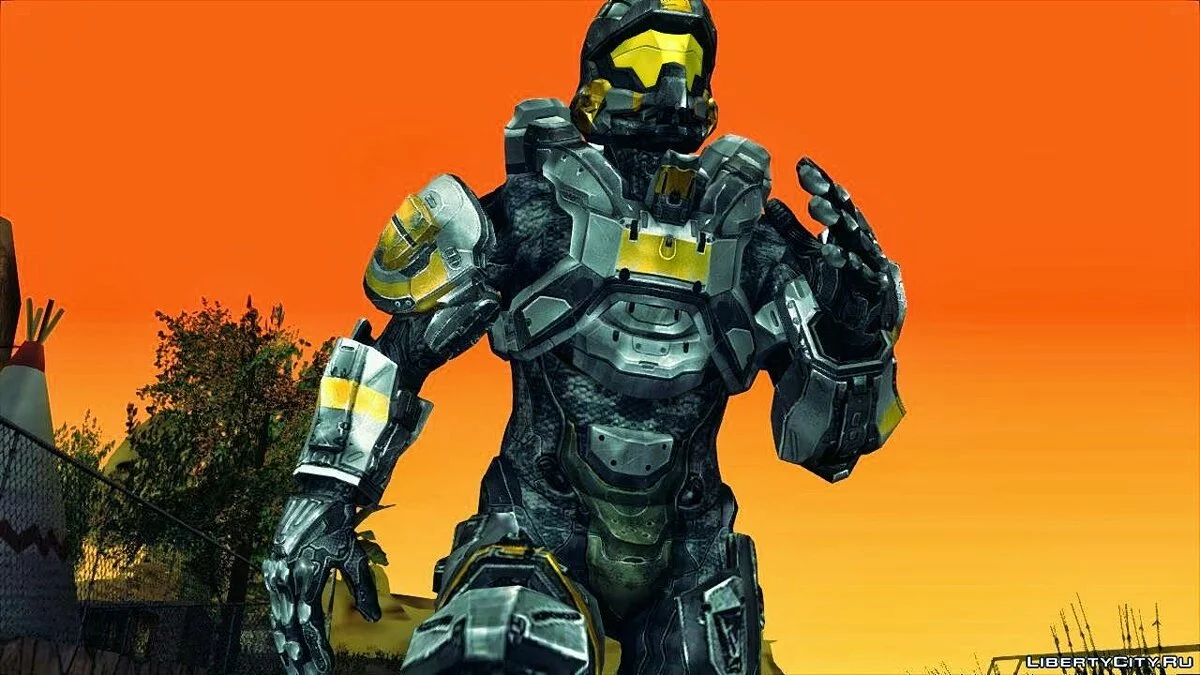 Spartan from Halo 4 / GTA San Andreas