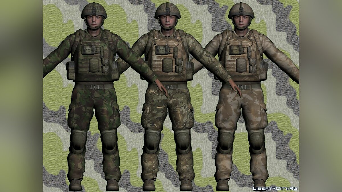 Download British soldier, envelope from ArmA II: BAF for GTA San Andreas