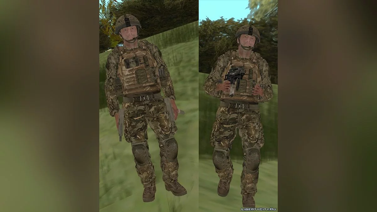 جندي بريطاني، تحويل من ArmA II: BAF / جي تي إيه سان أندرياس