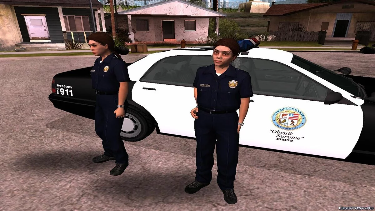 [GTA V] 女警 / GTA San Andreas
