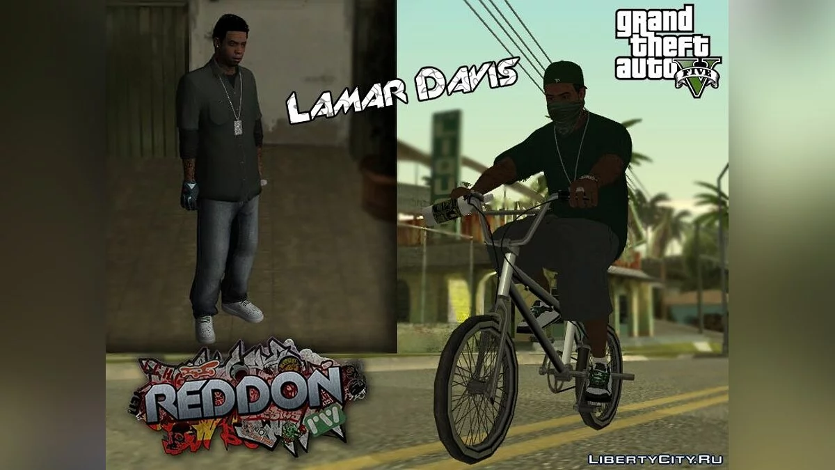 Ламар Девіс | Конвертація GTA V / GTA San Andreas