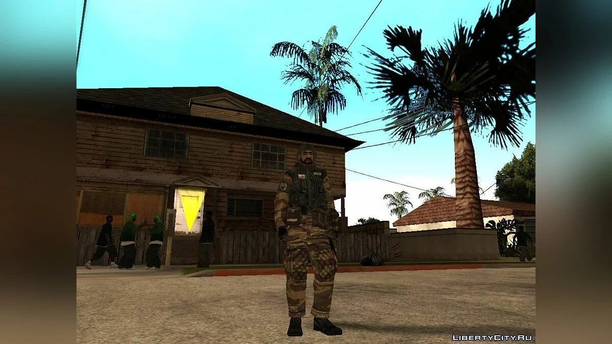 Солдаты МЕК из Battlefield 2 / GTA San Andreas