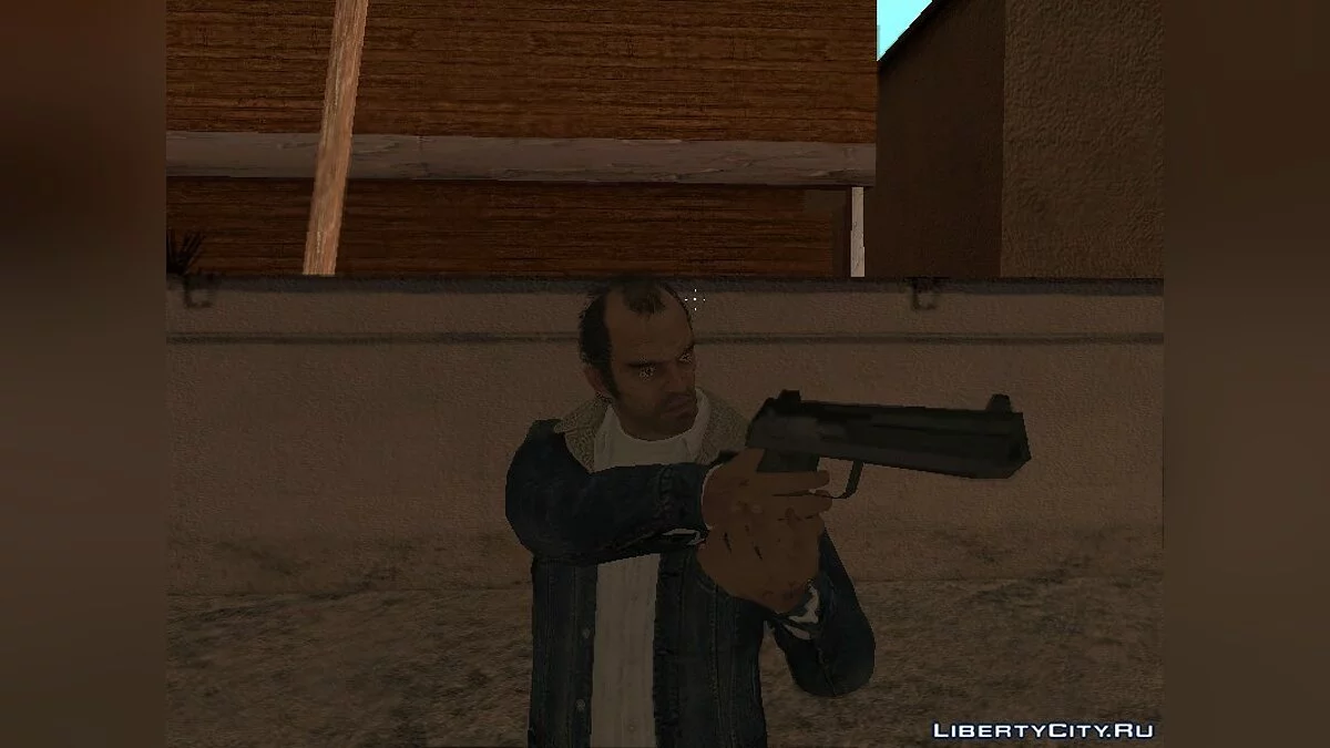 [GTA V] Trevor mit blauer Jeansjacke / GTA San Andreas