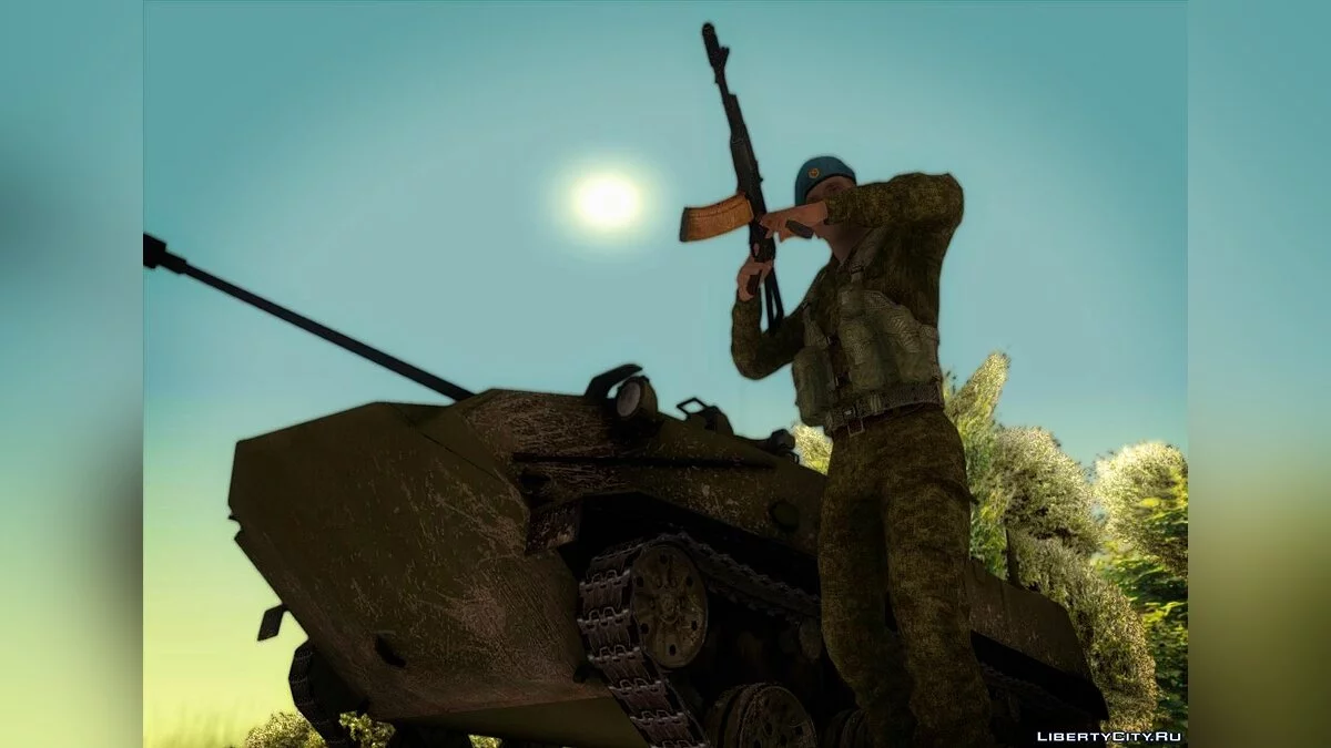 Airborne Trooper Grenade Launcher. SAR / GTA San Andreas